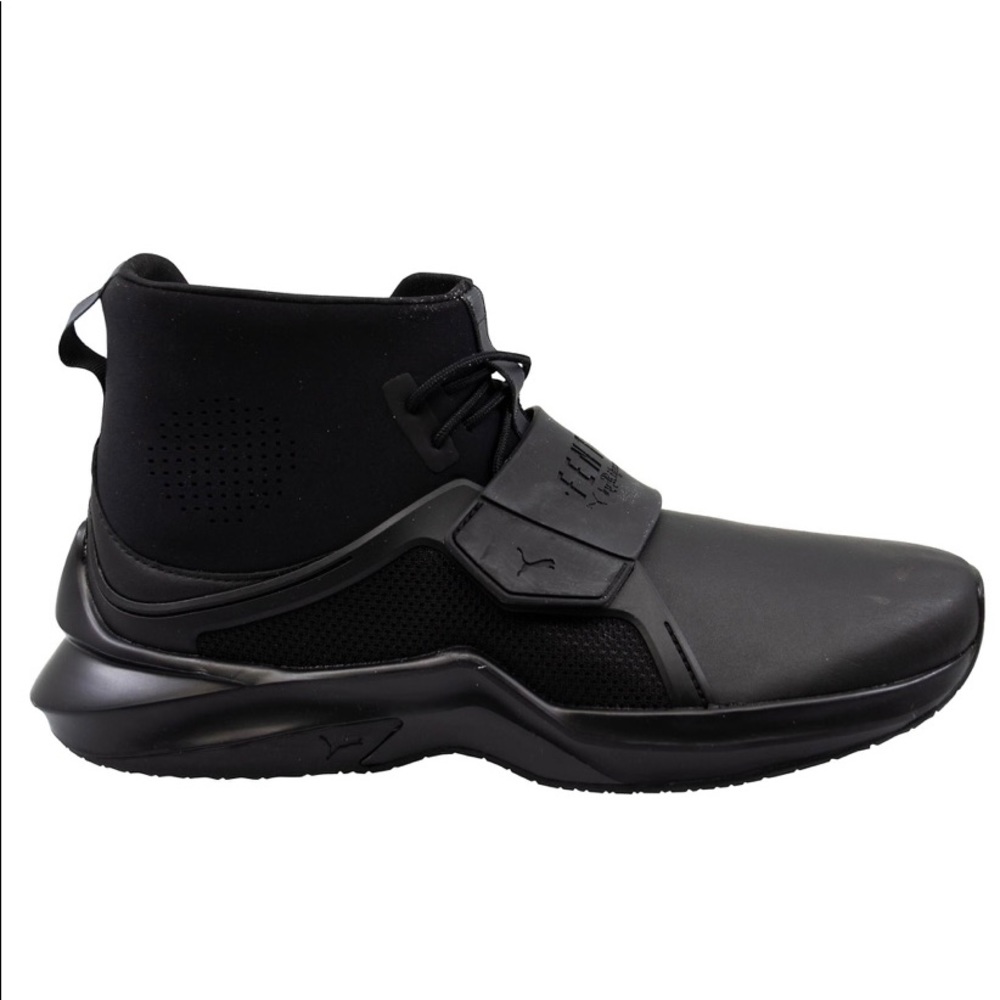 PUMA Women's Black Mid-Top Athletic Sneakers